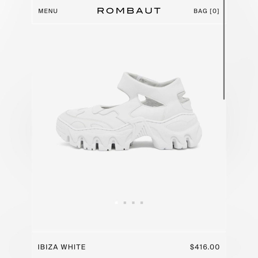 🤍🤍 ROMBAUT IBIZA WHITE SNEAKERS 👟👟